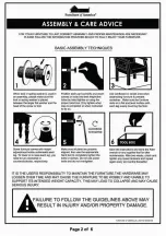 Preview for 2 page of Furniture of America CM7056-CK Assembly Instructions Manual