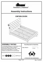 Preview for 7 page of Furniture of America CM7056-CK Assembly Instructions Manual