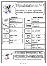 Preview for 21 page of Furniture of America CM7056-CK Assembly Instructions Manual