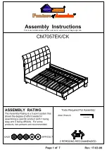 Preview for 8 page of Furniture of America CM7057CK Assembly Instructions Manual