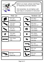 Preview for 17 page of Furniture of America CM7057CK Assembly Instructions Manual