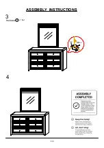 Preview for 8 page of Furniture of America CM7058D-M Assembly Instructions Manual