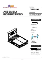 Furniture of America CM7059Q Assembly Instructions Manual preview