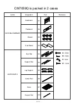 Preview for 6 page of Furniture of America CM7059Q Assembly Instructions Manual