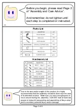 Preview for 3 page of Furniture of America CM7060IV-CK Assembly Instructions Manual