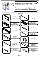 Preview for 3 page of Furniture of America CM7072Q Assembly Instruction Manual