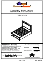 Preview for 9 page of Furniture of America CM7072Q Assembly Instruction Manual