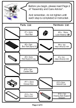 Preview for 12 page of Furniture of America CM7072Q Assembly Instruction Manual