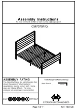 Furniture of America CM7075F/Q Assembly Instructions Manual preview