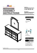 Preview for 1 page of Furniture of America CM7083D-M Assembly Instructions Manual