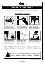 Preview for 2 page of Furniture of America CM7083Q Assembly Instructions Manual