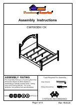 Preview for 7 page of Furniture of America CM7083Q Assembly Instructions Manual