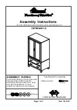 Furniture of America CM7088AR Assembly Instructions preview