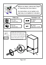 Preview for 3 page of Furniture of America CM7088AR Assembly Instructions