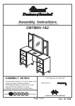 Furniture of America CM7088V-1 Assembly Instructions preview