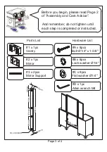 Preview for 3 page of Furniture of America CM7088V-1 Assembly Instructions