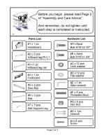 Preview for 3 page of Furniture of America CM7090Q Assembly Instructions