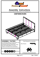 Preview for 8 page of Furniture of America CM7099CK Assembly Instructions Manual