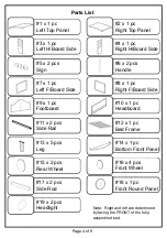 Preview for 4 page of Furniture of America CM7106BL Assembly Instructions Manual