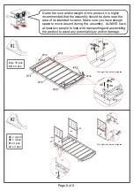 Preview for 6 page of Furniture of America CM7106BL Assembly Instructions Manual