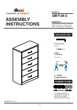 Furniture of America CM7124-C Assembly Instructions Manual preview