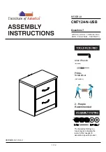 Preview for 1 page of Furniture of America CM7124-N-USB Assembly Instructions Manual