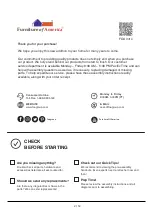 Preview for 2 page of Furniture of America CM7124-N-USB Assembly Instructions Manual