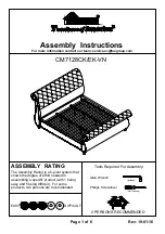 Furniture of America CM7128CK-VN Assembly Instructions Manual preview