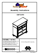 Furniture of America CM7129TV Assembly Instructions preview