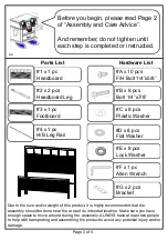 Preview for 3 page of Furniture of America CM7131 Assembly Instructions