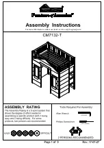 Furniture of America CM7132-T Assembly Instructions Manual preview