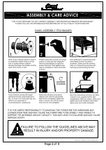 Preview for 2 page of Furniture of America CM7132-T Assembly Instructions Manual