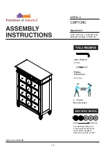 Furniture of America CM7134C Assembly Instructions Manual preview