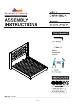 Furniture of America CM7141ECK Assembly Instructions Manual preview