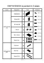 Предварительный просмотр 6 страницы Furniture of America CM7141ECK Assembly Instructions Manual