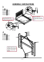 Предварительный просмотр 9 страницы Furniture of America CM7141ECK Assembly Instructions Manual