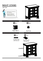 Предварительный просмотр 5 страницы Furniture of America CM7145N Assembly Instructions Manual