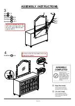 Preview for 9 page of Furniture of America CM7150D-M Assembly Instructions Manual