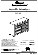 Furniture of America CM7150D Assembly Instructions preview