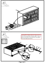 Предварительный просмотр 4 страницы Furniture of America CM7150D Assembly Instructions