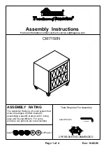 Preview for 1 page of Furniture of America CM7150N Assembly Instructions