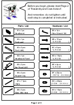 Preview for 3 page of Furniture of America CM7150Q Assembly Instructions Manual