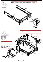 Preview for 7 page of Furniture of America CM7150Q Assembly Instructions Manual