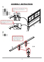 Preview for 7 page of Furniture of America CM7152EK Assembly Instructions Manual