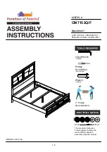 Furniture of America CM7152Q Assembly Instructions Manual preview