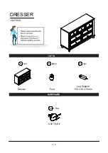 Предварительный просмотр 5 страницы Furniture of America CM7155D Assembly Instructions Manual