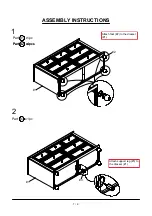 Предварительный просмотр 7 страницы Furniture of America CM7155D Assembly Instructions Manual