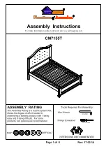 Furniture of America CM7155T Assembly Instructions Manual preview