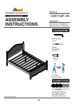 Furniture of America CM7159F-VN Assembly Instructions Manual preview