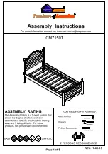 Preview for 1 page of Furniture of America CM7159T Assembly Instructions Manual